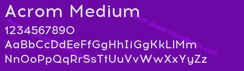 Acrom MediumPreview Acrom MediumPreview