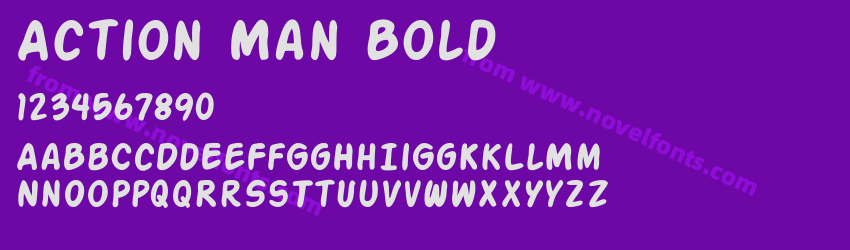 Action Man BoldPreview Action Man BoldPreview