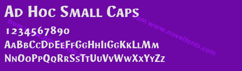 Ad Hoc Small CapsPreview Ad Hoc Small CapsPreview