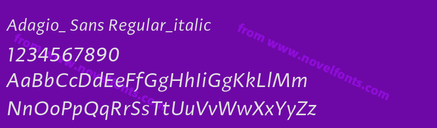 Adagio_ Sans Regular_italicPreview Adagio_ Sans Regular_italicPreview