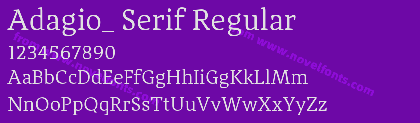 Adagio_ Serif RegularPreview Adagio_ Serif RegularPreview