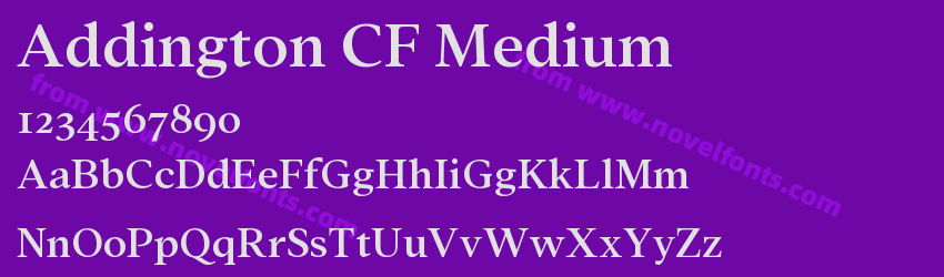 Addington CF MediumPreview Addington CF MediumPreview
