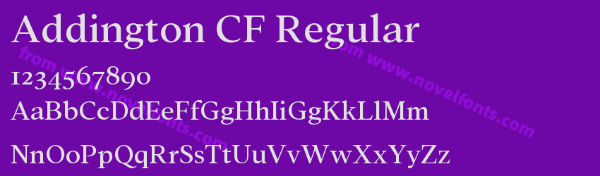 Addington CF RegularPreview Addington CF RegularPreview