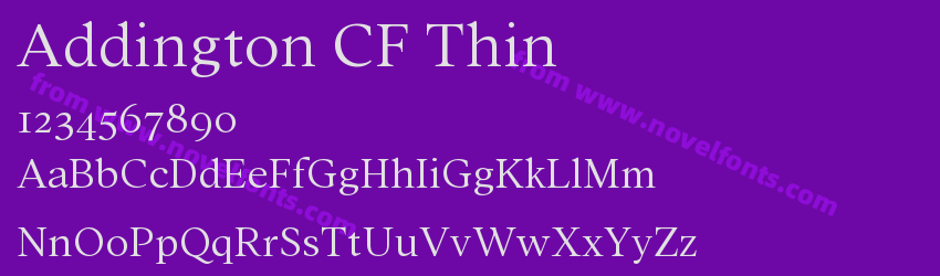Addington CF ThinPreview Addington CF ThinPreview