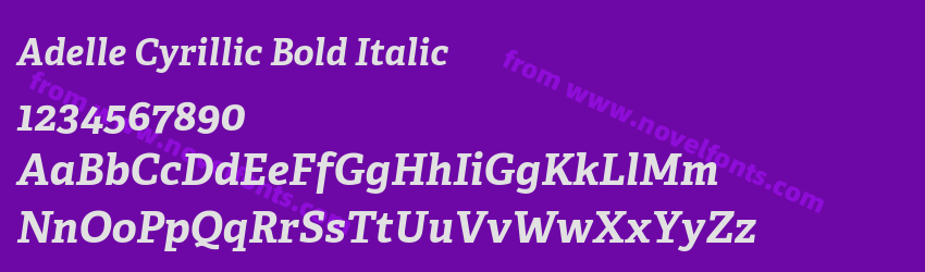 Adelle Cyrillic Bold ItalicPreview Adelle Cyrillic Bold ItalicPreview