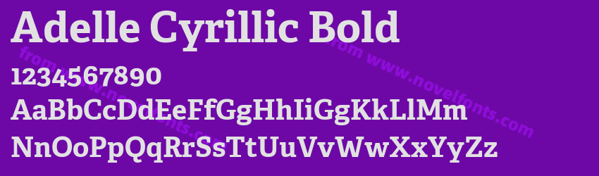 Adelle Cyrillic BoldPreview Adelle Cyrillic BoldPreview