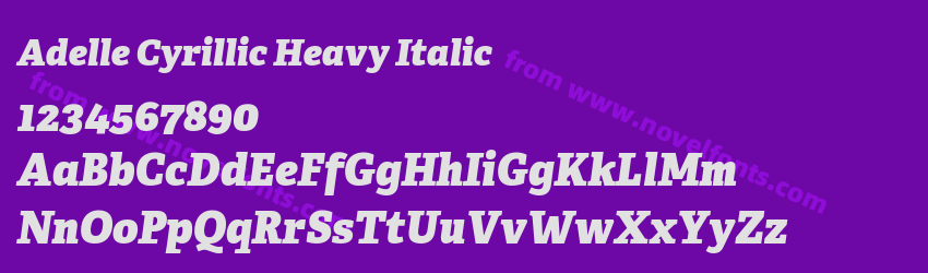 Adelle Cyrillic Heavy ItalicPreview Adelle Cyrillic Heavy ItalicPreview