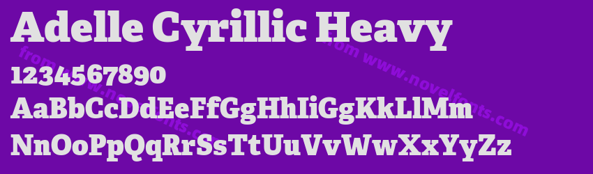 Adelle Cyrillic HeavyPreview Adelle Cyrillic HeavyPreview