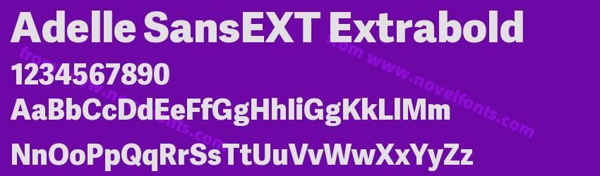 Adelle SansEXT ExtraboldPreview Adelle SansEXT ExtraboldPreview