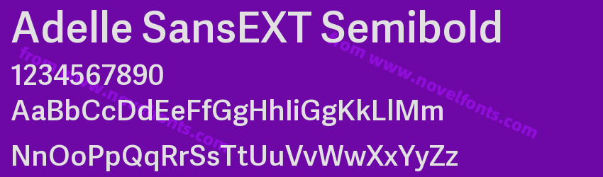 Adelle SansEXT SemiboldPreview Adelle SansEXT SemiboldPreview