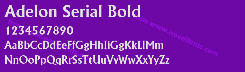 Adelon Serial BoldPreview Adelon Serial BoldPreview