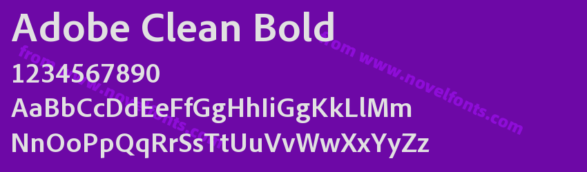 Adobe Clean BoldPreview Adobe Clean BoldPreview