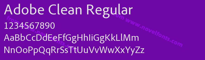 Adobe Clean RegularPreview Adobe Clean RegularPreview