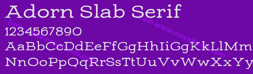 Adorn Slab SerifPreview Adorn Slab SerifPreview