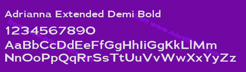 Adrianna Extended Demi BoldPreview Adrianna Extended Demi BoldPreview