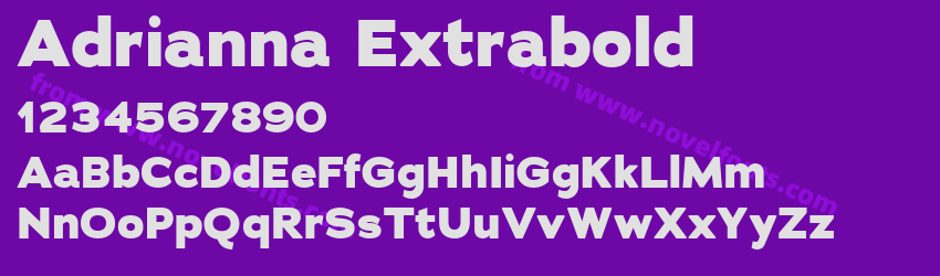Adrianna ExtraboldPreview Adrianna ExtraboldPreview