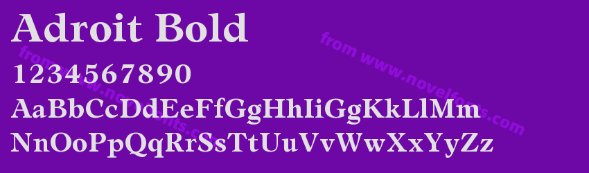Adroit BoldPreview Adroit BoldPreview
