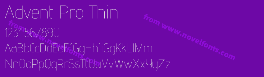 Advent Pro ThinPreview Advent Pro ThinPreview
