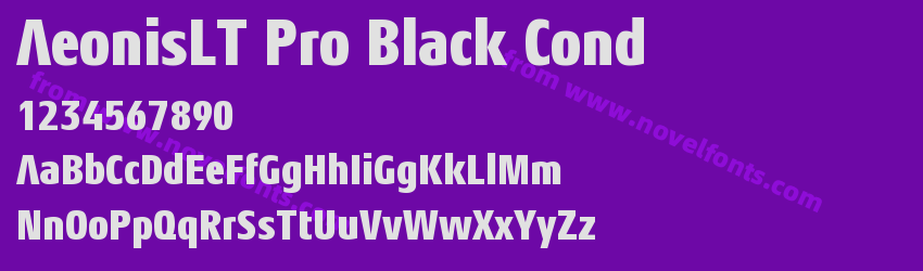 AeonisLT Pro Black CondPreview