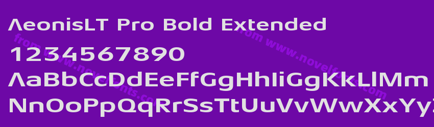 AeonisLT Pro Bold ExtendedPreview AeonisLT Pro Bold ExtendedPreview