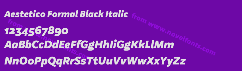 Aestetico Formal Black ItalicPreview Aestetico Formal Black ItalicPreview