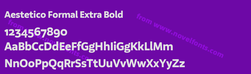 Aestetico Formal Extra BoldPreview