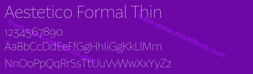 Aestetico Formal ThinPreview