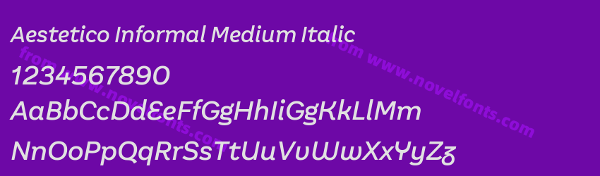 Aestetico Informal Medium ItalicPreview Aestetico Informal Medium ItalicPreview