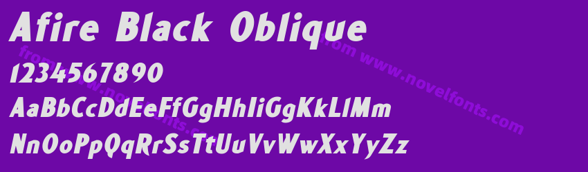 Afire Black ObliquePreview Afire Black ObliquePreview
