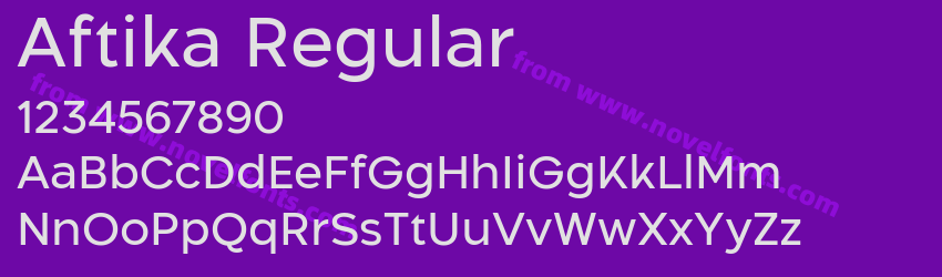 Aftika RegularPreview Aftika RegularPreview