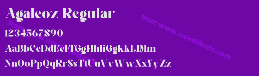 Agaleoz RegularPreview Agaleoz RegularPreview
