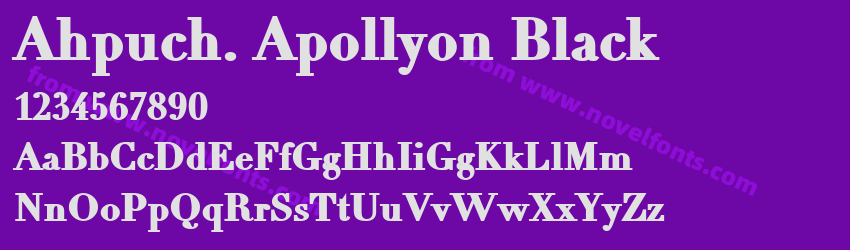 Ahpuch. Apollyon BlackPreview