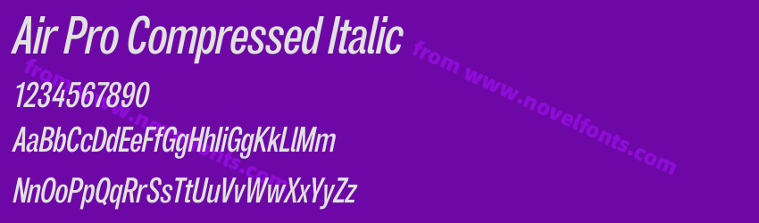 Air Pro Compressed ItalicPreview Air Pro Compressed ItalicPreview