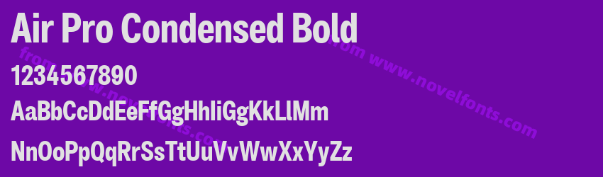 Air Pro Condensed BoldPreview Air Pro Condensed BoldPreview