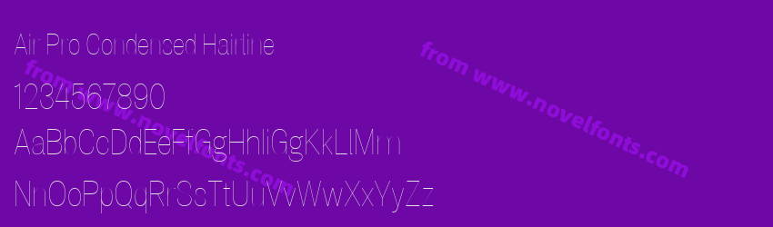 Air Pro Condensed HairlinePreview Air Pro Condensed HairlinePreview