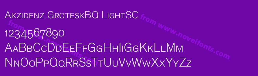 Akzidenz GroteskBQ LightSCPreview Akzidenz GroteskBQ LightSCPreview