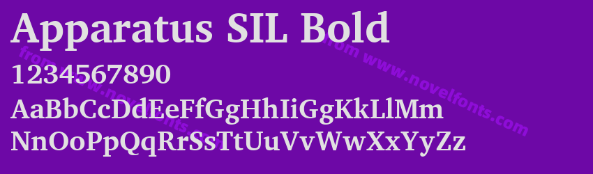 Apparatus SIL BoldPreview