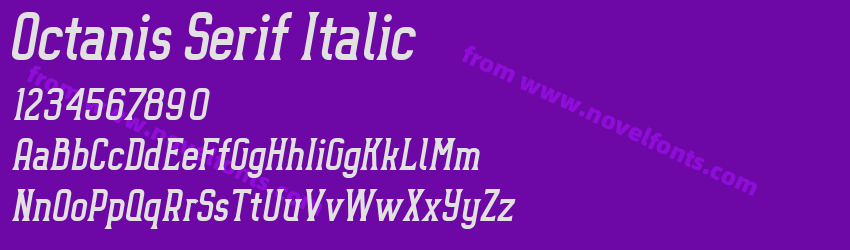 Octanis Serif ItalicPreview