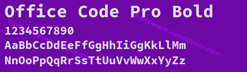 Office Code Pro BoldPreview