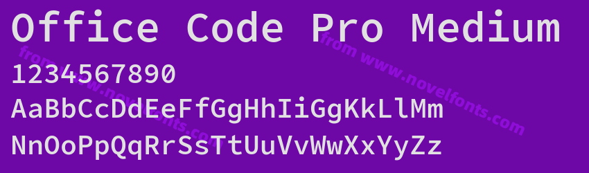 Office Code Pro MediumPreview