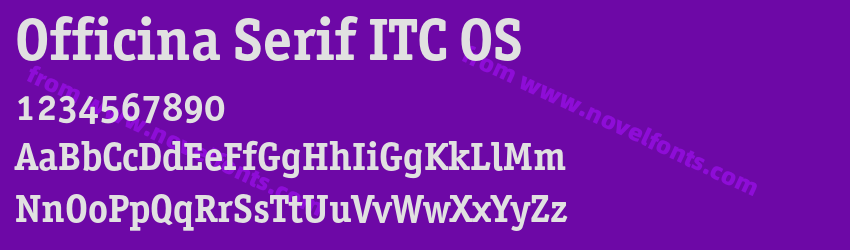 Officina Serif ITC OSPreview