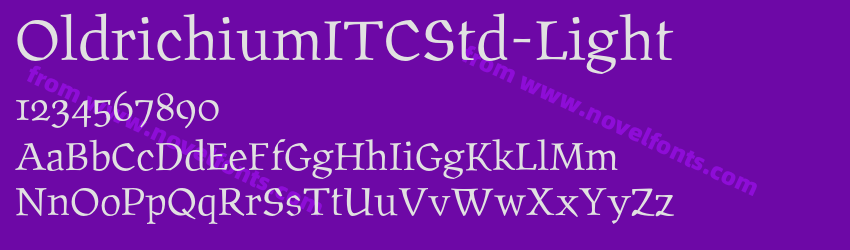 OldrichiumITCStd-LightPreview