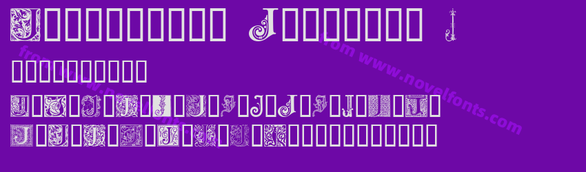 Ornamental Initials JPreview