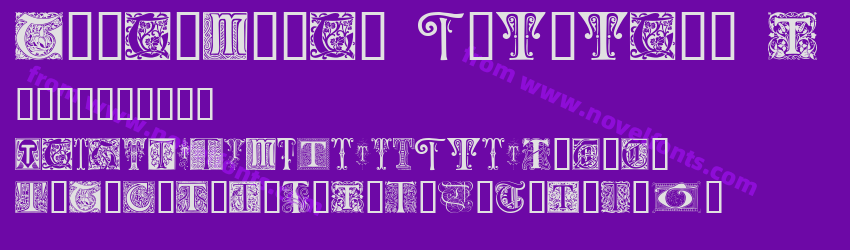 Ornamental Initials TPreview