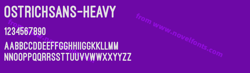 Ostrich Sans HeavyPreview