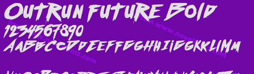 Outrun future BoldPreview