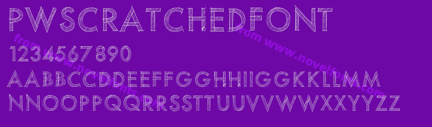 PWScratchedfontPreview