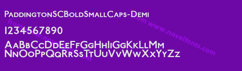 PaddingtonSC Bold Small Caps DemiPreview