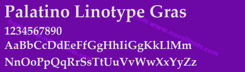 Palatino Linotype GrasPreview