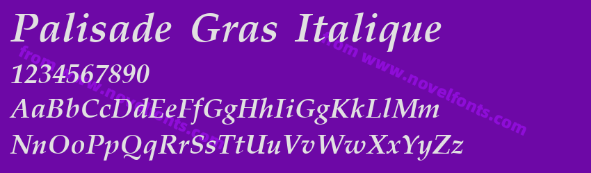 Palisade Gras ItaliquePreview